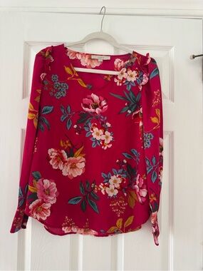 Loft floral blouse